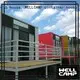 shipping container house for villa resort Fire proof door PVC tile modern shipping container house Aluminum sliding WELLCAMP, WELLCAMP prefab house, WELLCAMP container house Brand 1