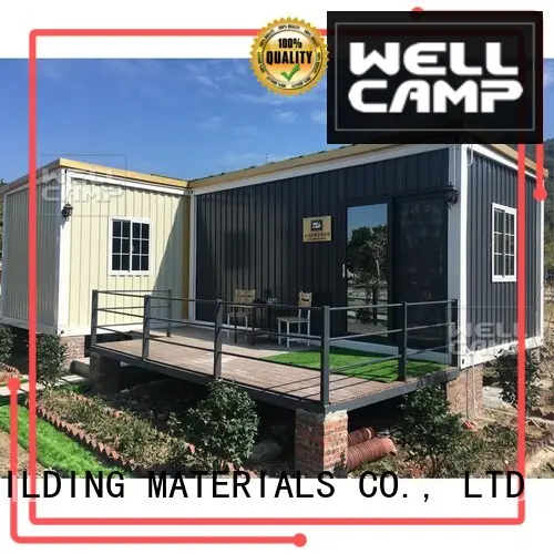 premade steel wellcamp c2 luxury living container villa suppliers WELLCAMP, WELLCAMP prefab house, WELLCAMP container house 1