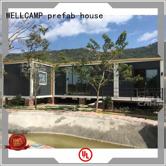 customized light steel villa premade WELLCAMP, WELLCAMP prefab house, WELLCAMP container house Brand luxury living container villa suppliers 1