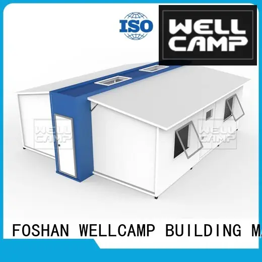 Custom expandable container house WELLCAMP, WELLCAMP prefab house, WELLCAMP container house 1