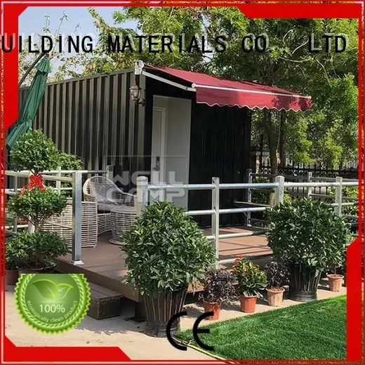 Fire proof door Aluminum sliding shipping container house for villa resort WELLCAMP, WELLCAMP prefab house, WELLCAMP container house manufacture 1
