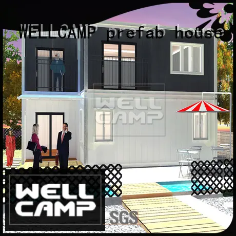 WELLCAMP, WELLCAMP prefab house, WELLCAMP container house Brand light house cost custom customized light steel villa 1