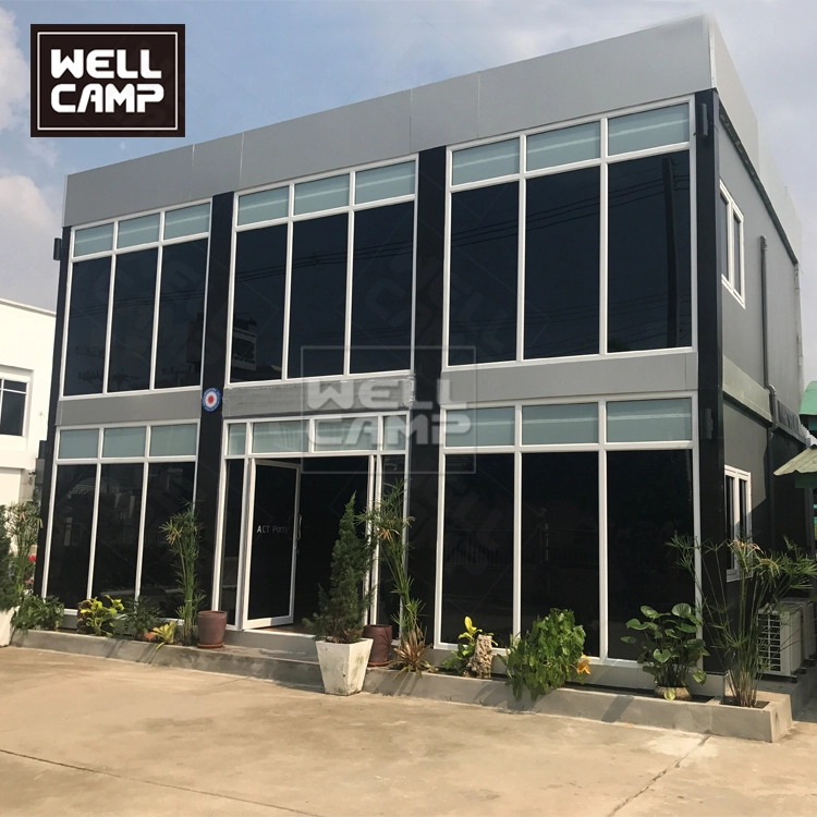 สำนักงานคอนเทนเนอร์แบบถอดได้ 2 ชั้นในประเทศไทย Wellcamp-CV10 1