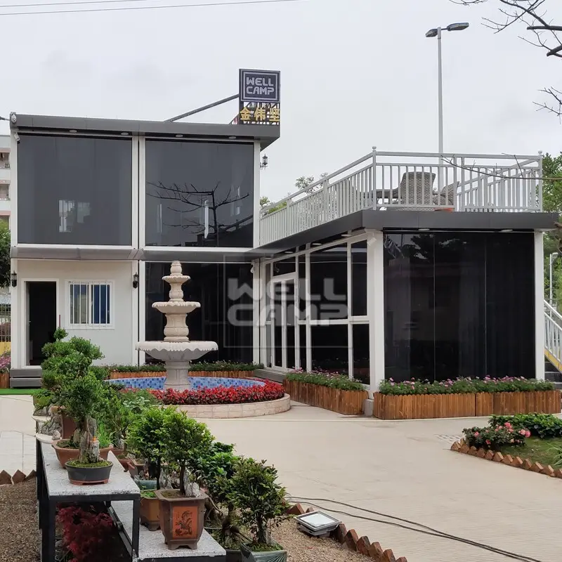 modern container villa in garden for resort 2