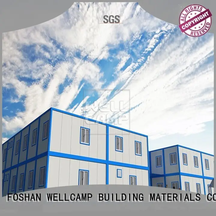 WELLCAMP, WELLCAMP prefab house, WELLCAMP container house modern china flat pack container house detachable for 1