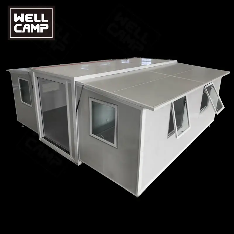 Rumah Kontainer Dua Kamar Tidur Standar AS Jerman yang Dapat Diperluas 1