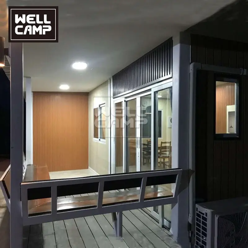 WELLCAMP, WELLCAMP prefab house, WELLCAMP container house luxury living container villa suppliers in garden for sale1 3