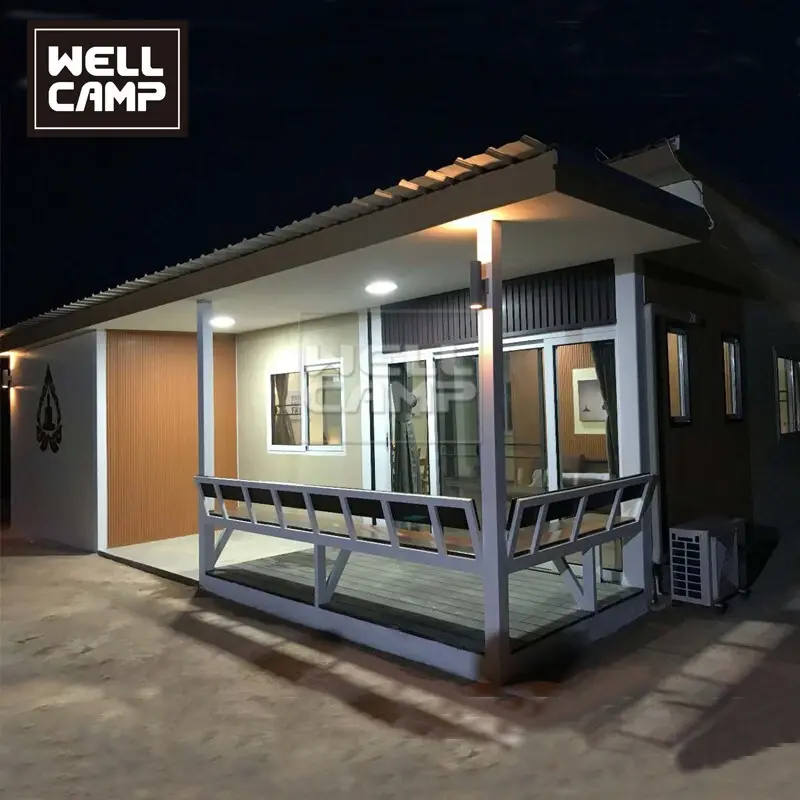 WELLCAMP, WELLCAMP prefab house, WELLCAMP container house luxury living container villa suppliers in garden for sale1 2