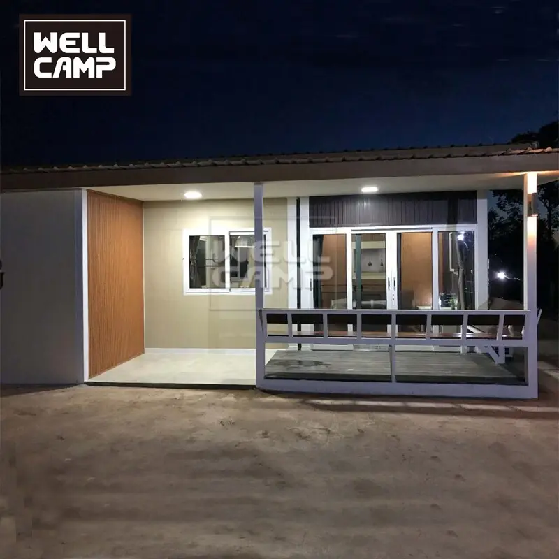 WELLCAMP, WELLCAMP prefab house, WELLCAMP container house luxury living container villa suppliers in garden for sale1 4
