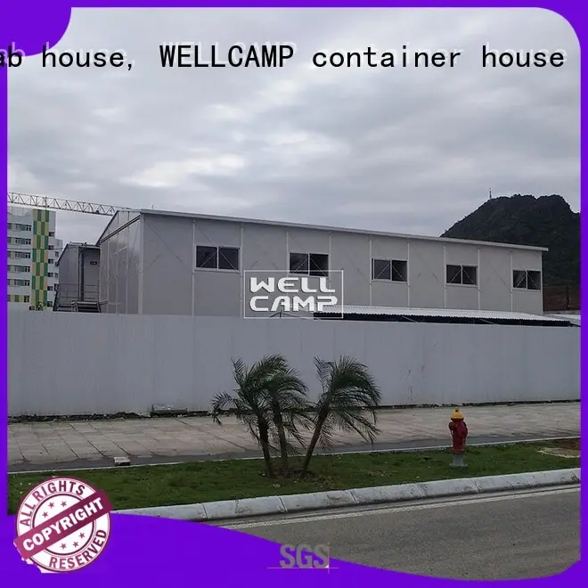 WELLCAMP, WELLCAMP prefab house, WELLCAMP container house pitch prefabricated house factory home for office 1