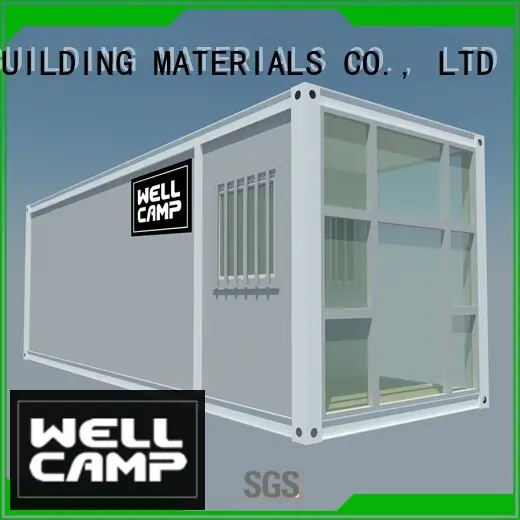 long flat stacks containers apartment for office 1