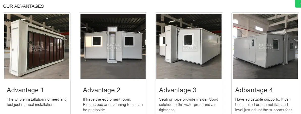 safe container van house design with two bedroom for living 3