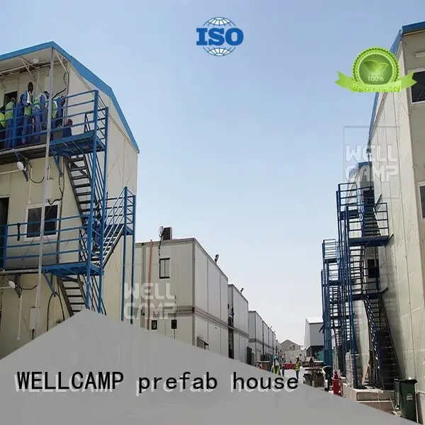 hot sale prefabricated houses manufacturers online for labour camp WELLCAMP, WELLCAMP prefab house, WELLCAMP container house 1
