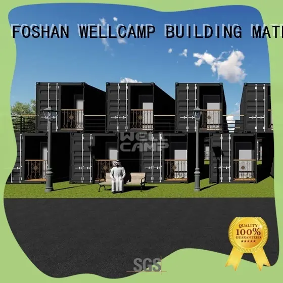 houses built out of shipping containers for living WELLCAMP, WELLCAMP prefab house, WELLCAMP container house 1