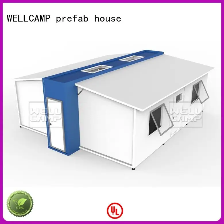 Easy Install Expandable Container Shelter House for Living, Wellcamp E-1 1