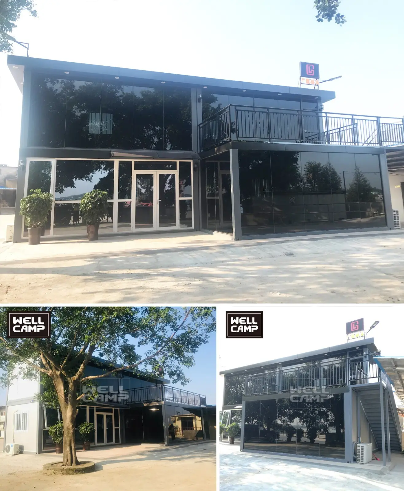WELLCAMP, WELLCAMP prefab house, WELLCAMP container house folding shipping crate homes labour camp for resort 5