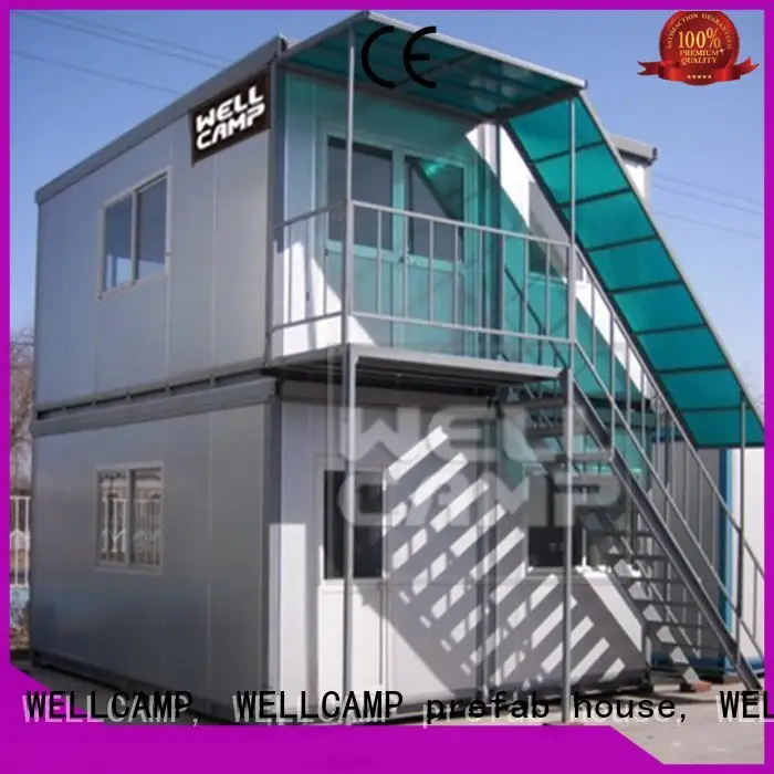 Two Floor Flat Pack Container House For Office, Wellcamp C-7 1