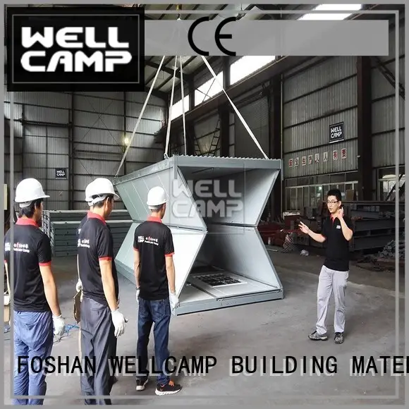 foldable container house wholesale WELLCAMP, WELLCAMP prefab house, WELLCAMP container house 1