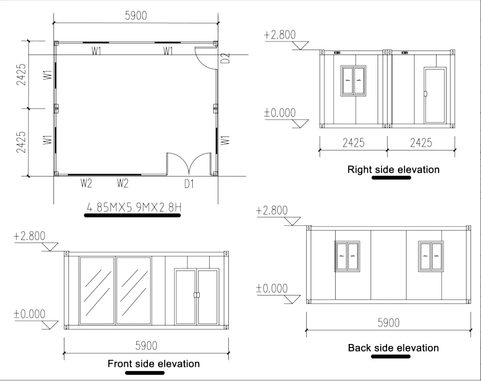 completed container house supplier wholesale 6