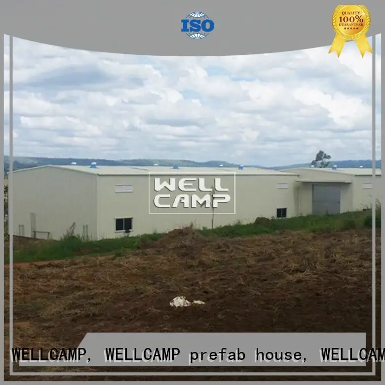 WELLCAMP, WELLCAMP prefab house, WELLCAMP container house sandwich steel workshop for chicken shed 1
