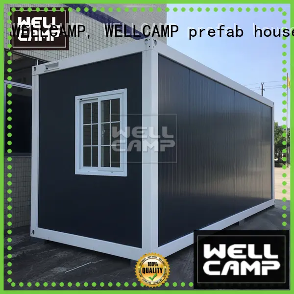 WELLCAMP, WELLCAMP prefab house, WELLCAMP container house two glass flat pack shipping container for sale 1