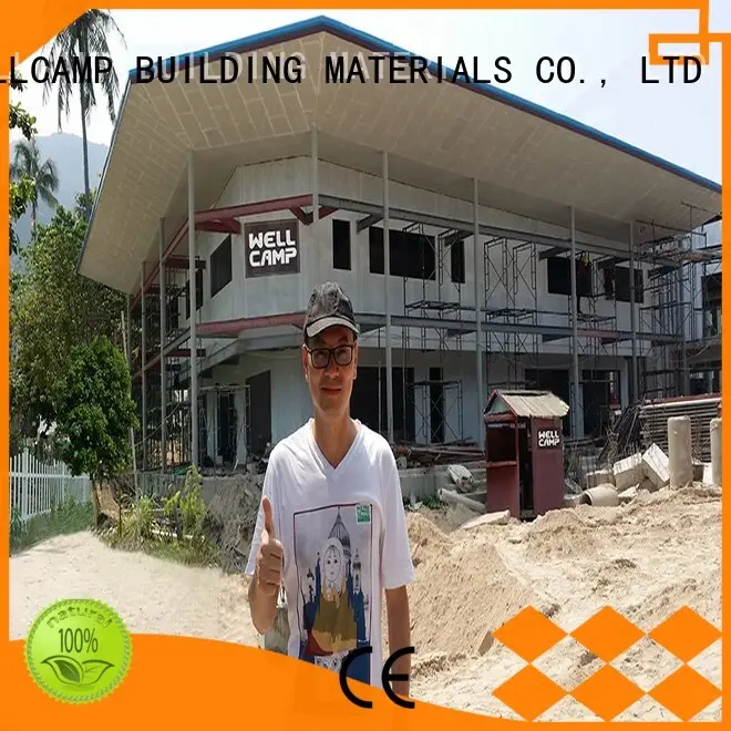 WELLCAMP, WELLCAMP prefab house, WELLCAMP container house concrete modular house manufacturer for restaurant 1