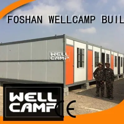 WELLCAMP, WELLCAMP prefab house, WELLCAMP container house low cost folding container house supplier for worker 1