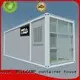 two glass flat pack container house with walkway for sale 1