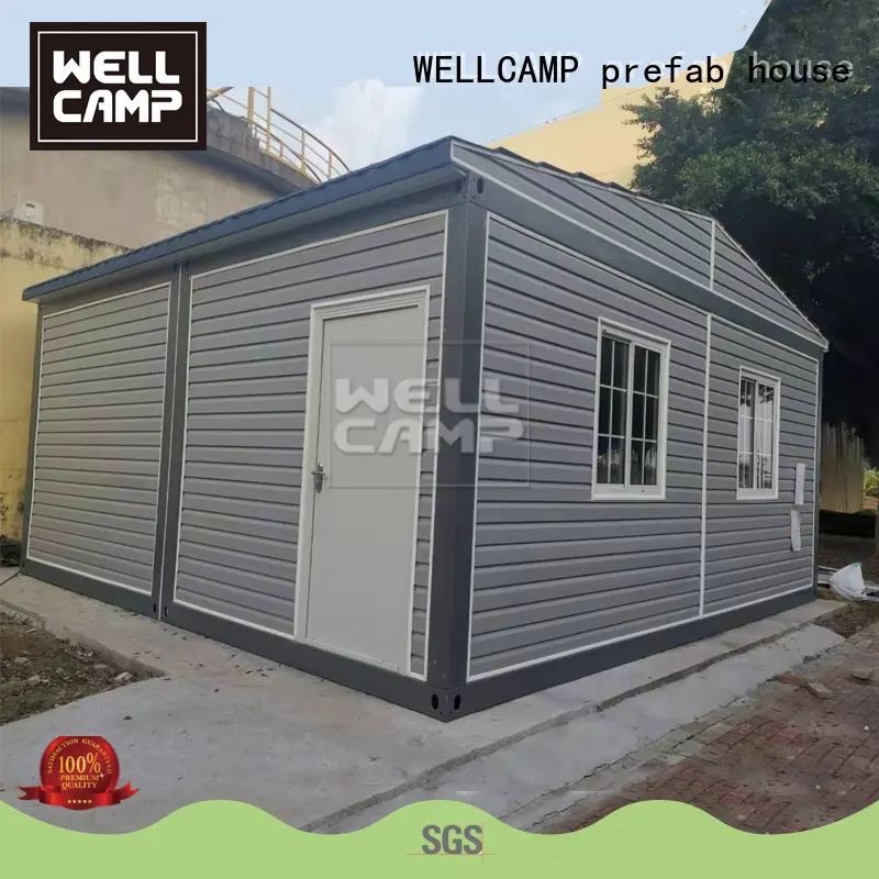 WELLCAMP, WELLCAMP prefab house, WELLCAMP container house extended crate homes with walkway for office 1