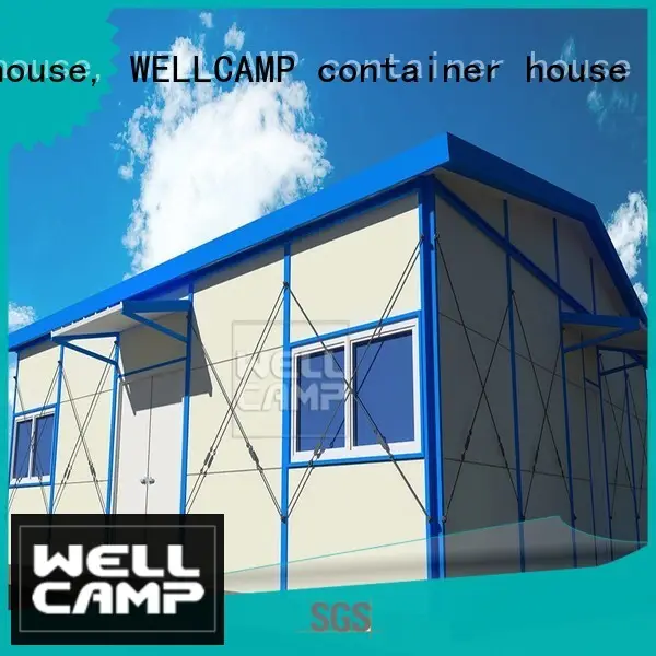 WELLCAMP, WELLCAMP prefab house, WELLCAMP container house green prefab guest house online for accommodation worker 1