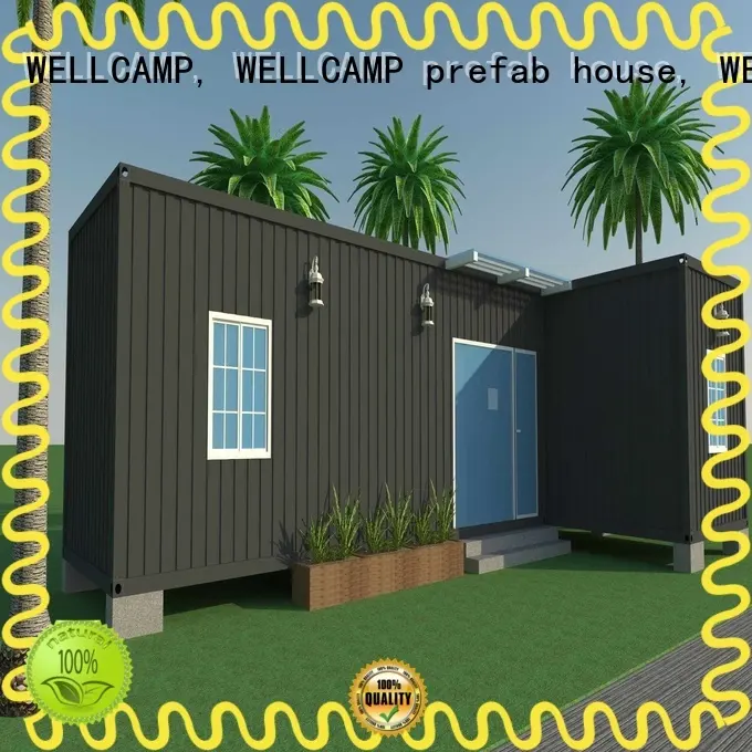 WELLCAMP, WELLCAMP prefab house, WELLCAMP container house china luxury living container villa in garden for hotel 1