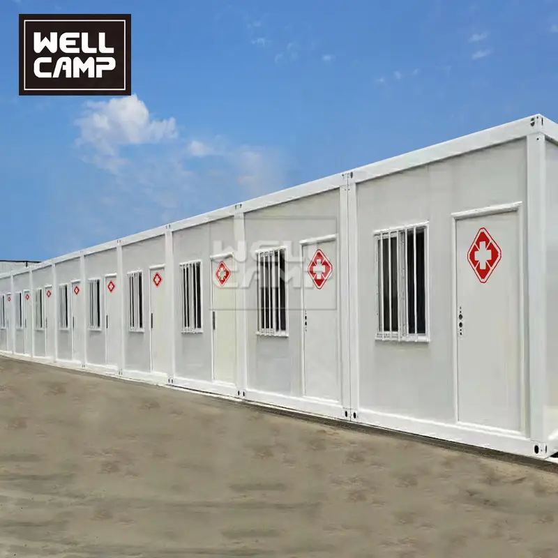 Ready Made Prefabricated Flat Pack Container Hospital Container Isolation Ward 1