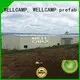 frame prefabricated warehouse with brick wall for sale 1