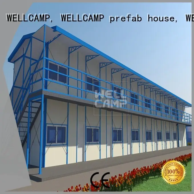 WELLCAMP, WELLCAMP prefab house, WELLCAMP container house fast installed prefab homes on seaside for accommodation worker 1