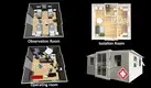 fast install container van house design with two bedroom for dormitory 3