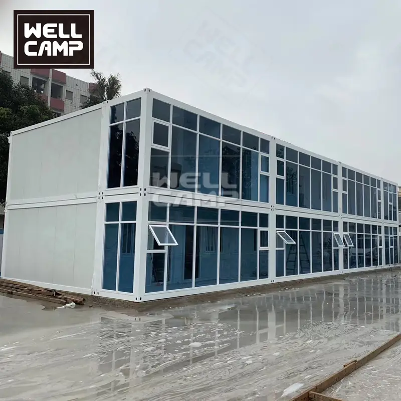 New Modern Style Prefab City Flat Pack Container Office Container Hotel for Sale 1