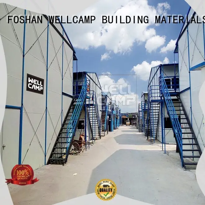 WELLCAMP, WELLCAMP prefab house, WELLCAMP container house green prefab houses china home for accommodation worker 1