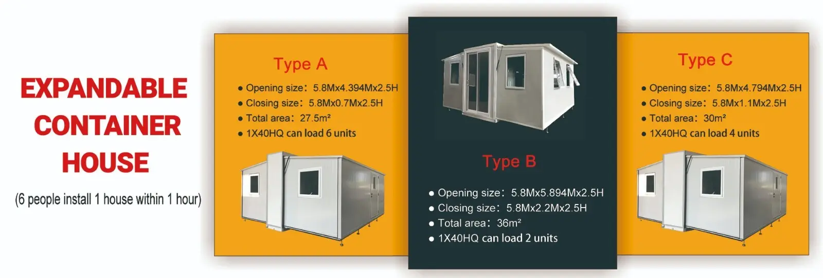 easy install expandable container house online for wedding room 4
