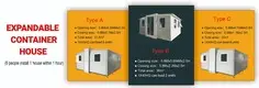 easy install expandable container house online for wedding room 4