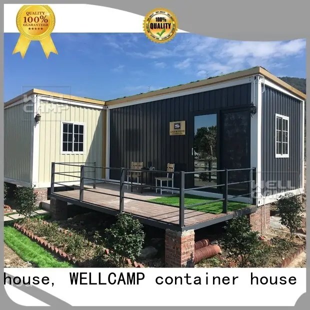 WELLCAMP, WELLCAMP prefab house, WELLCAMP container house low cost homes made from shipping containers in garden for sale 1