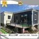 WELLCAMP, WELLCAMP prefab house, WELLCAMP container house low cost homes made from shipping containers in garden for sale 1