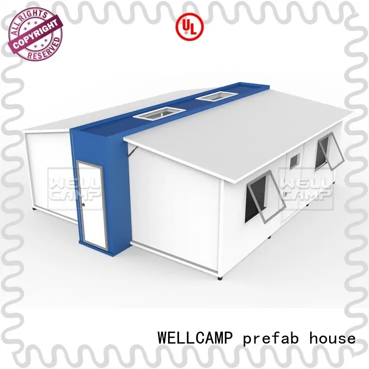 WELLCAMP, WELLCAMP prefab house, WELLCAMP container house big size expandable container house supplier for dormitory 1