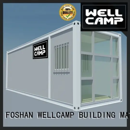 WELLCAMP, WELLCAMP prefab house, WELLCAMP container house long flat pack container house supplier for office 1