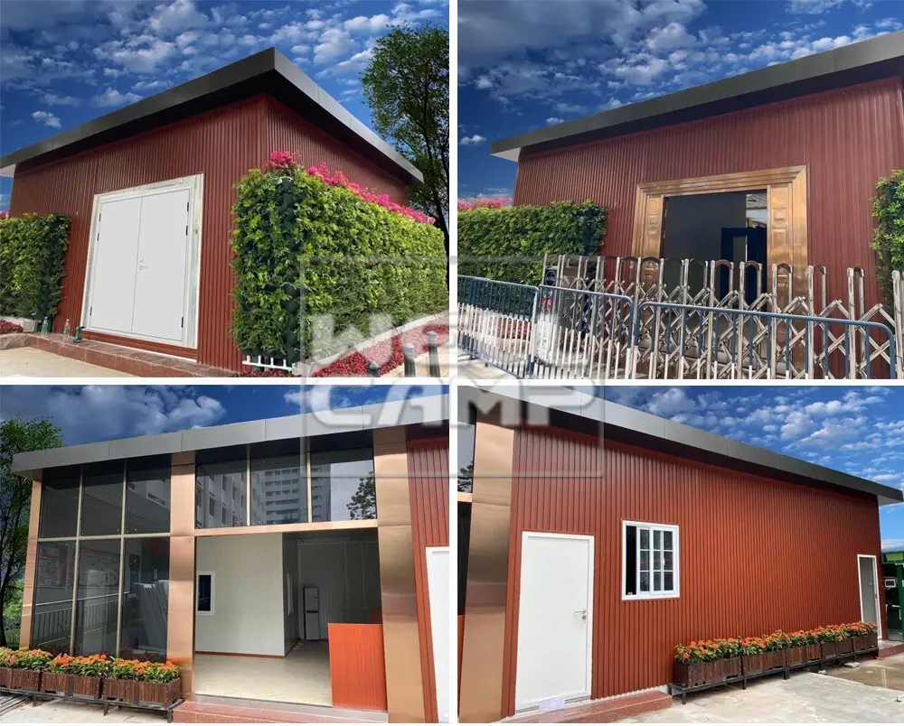 detachable luxury container homes in garden for resort 2