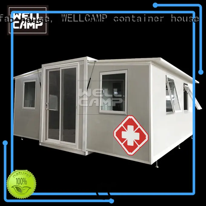 WELLCAMP, WELLCAMP prefab house, WELLCAMP container house big size expandable container house wholesale for apartment 1