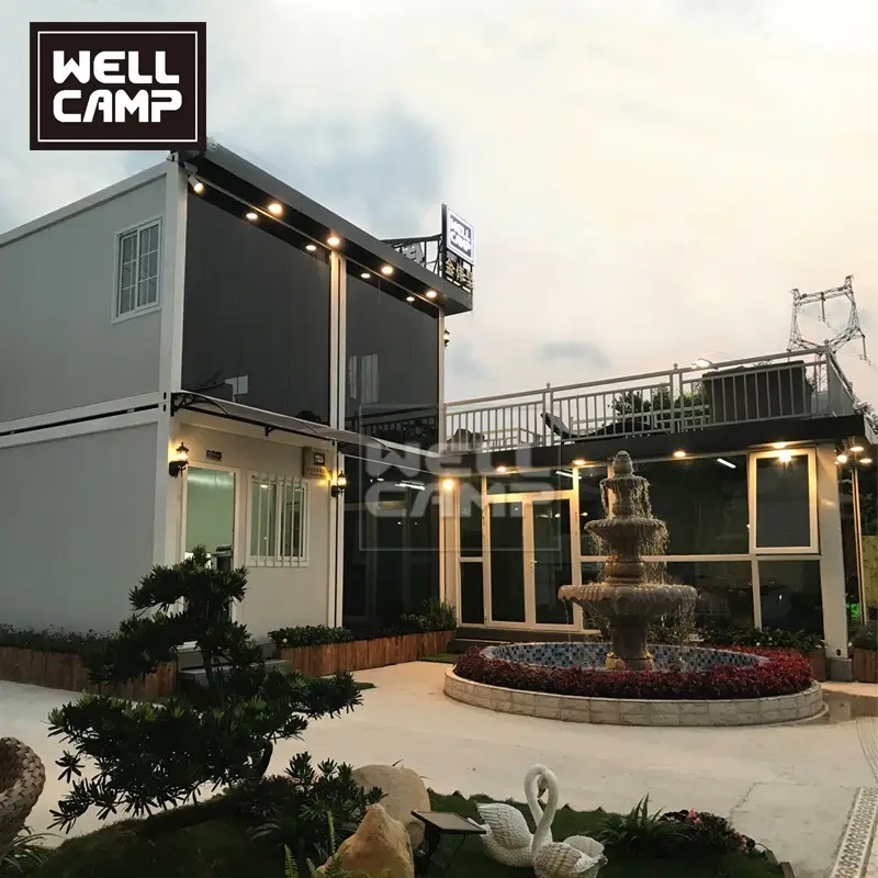 WELLCAMP, WELLCAMP prefab house, WELLCAMP container house affordable luxury living container villa suppliers in garden for resort 6