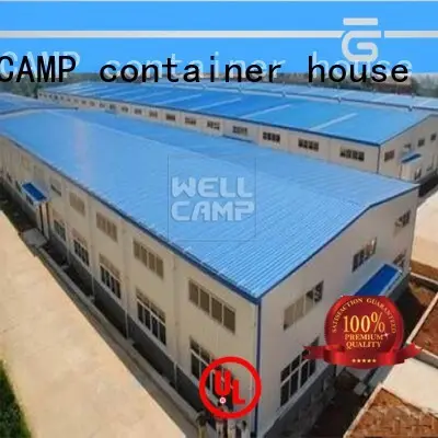 customized prefabricated warehouse with brick wall for sale 1