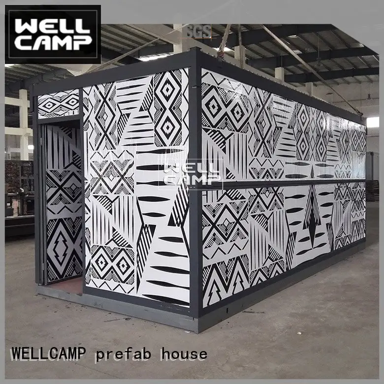 WELLCAMP, WELLCAMP prefab house, WELLCAMP container house unique style metal container homes online for worker 1