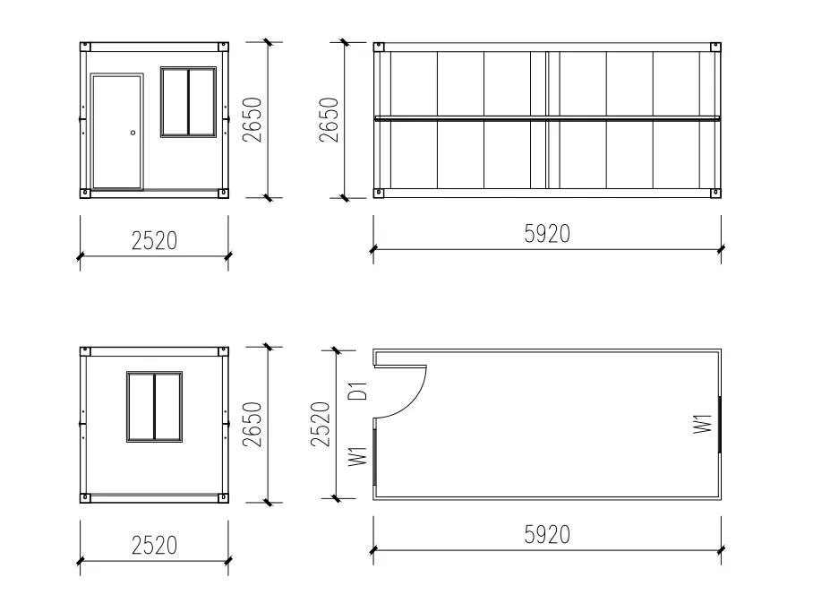 WELLCAMP, WELLCAMP prefab house, WELLCAMP container house temporary folding container house classroom for accommodation worker 5