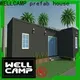 WELLCAMP, WELLCAMP prefab house, WELLCAMP container house folding homes made from shipping containers wholesale 1